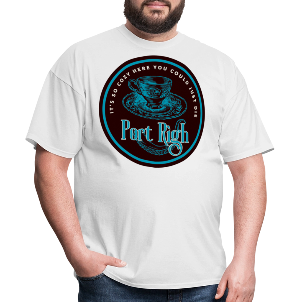 Port Righ logo T-Shirt - white