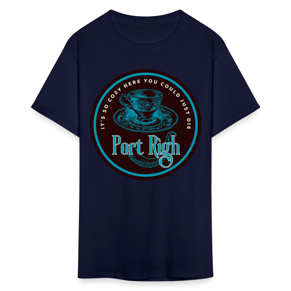 Port Righ logo T-Shirt - navy