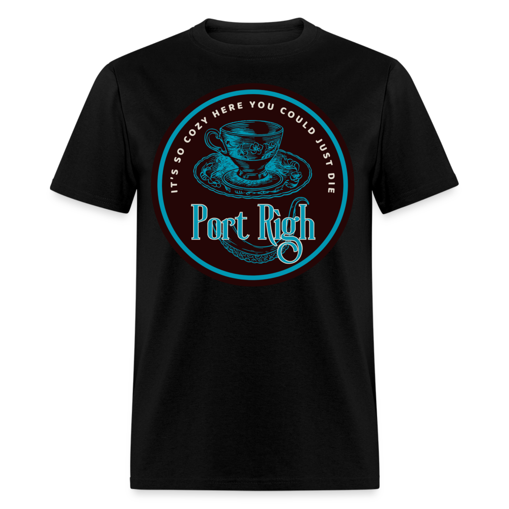 Port Righ logo T-Shirt - black
