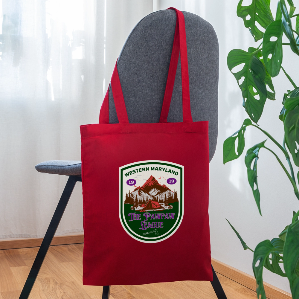 The Pawpaw League Tote Bag - red