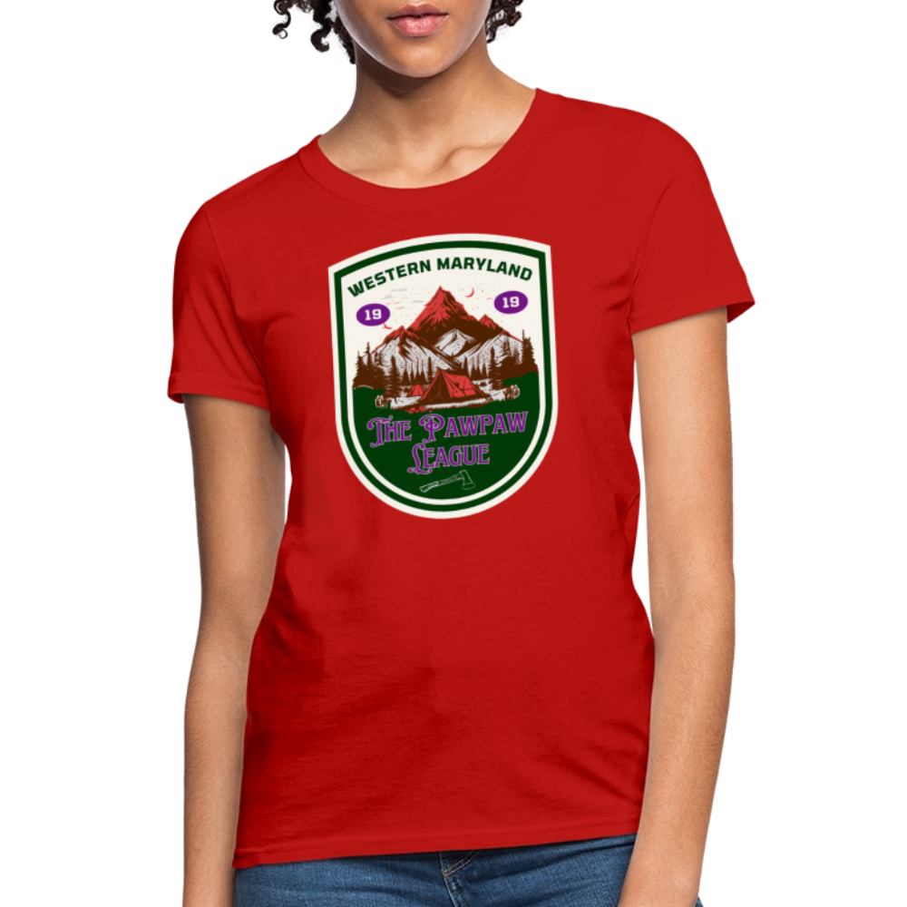 The Pawpaw League Women's T-Shirt - red