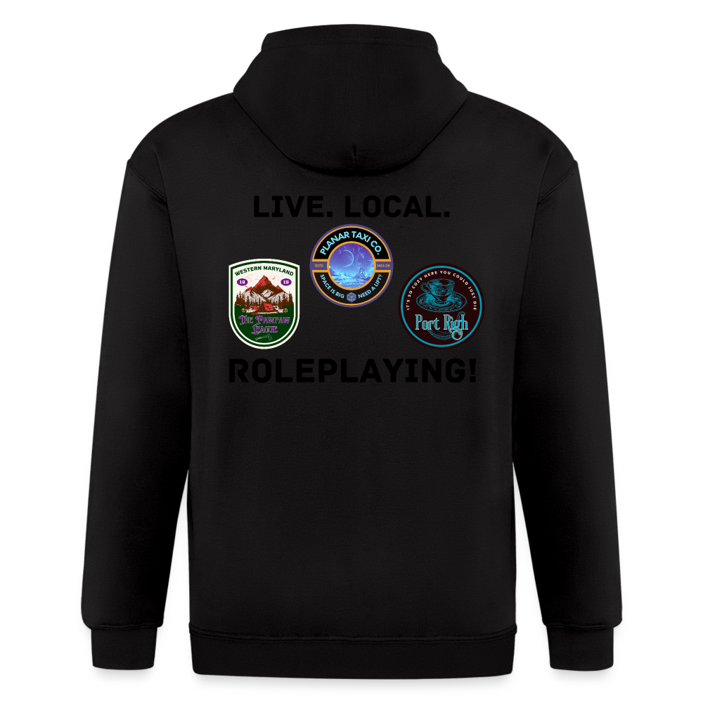 Station '25 lineup Zip Hoodie - black
