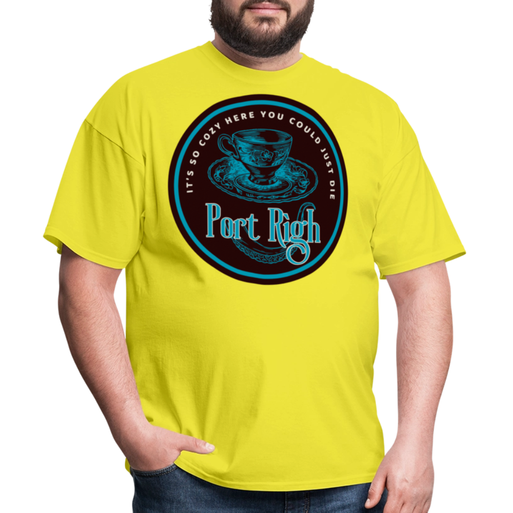 Port Righ logo T-Shirt - yellow