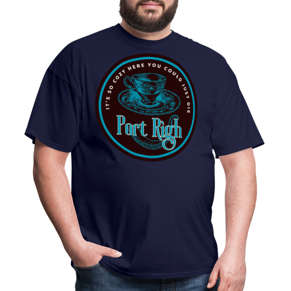 Port Righ logo T-Shirt - navy