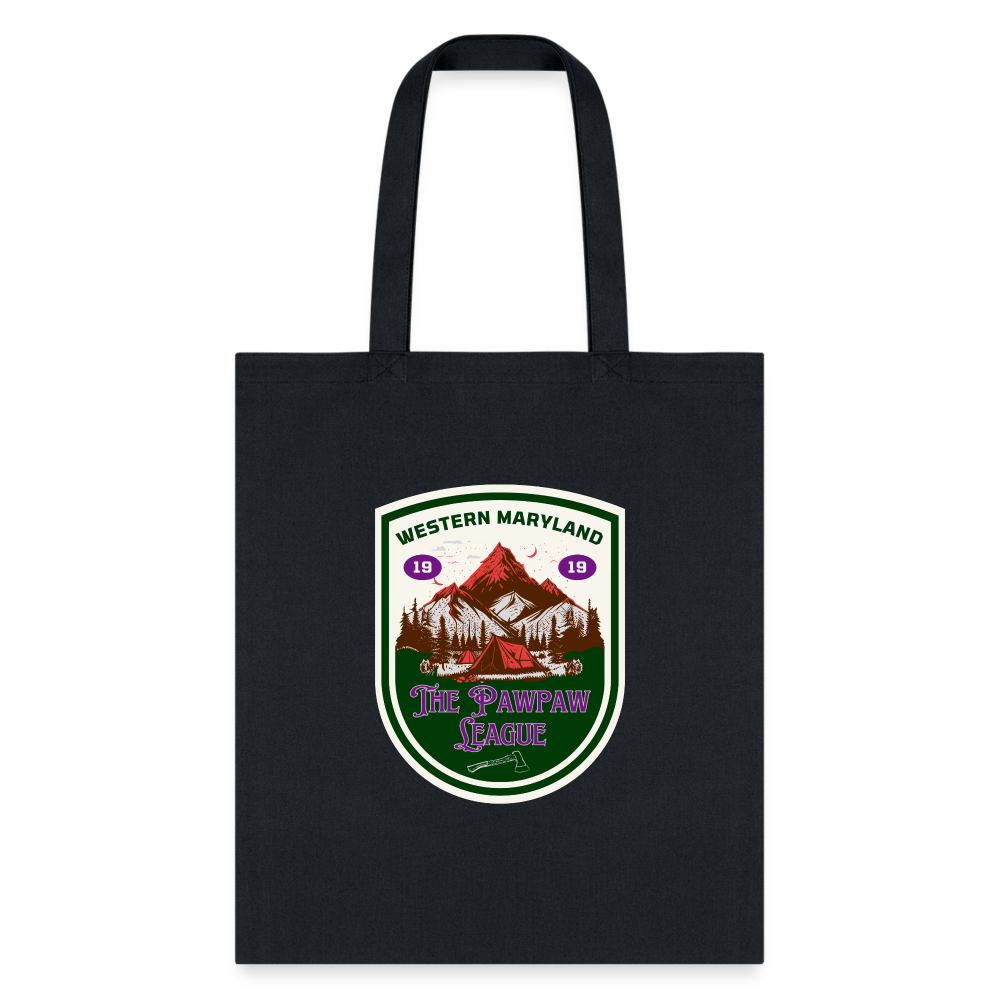 The Pawpaw League Tote Bag - black
