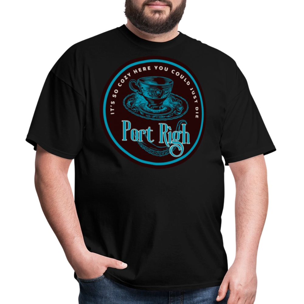 Port Righ logo T-Shirt - black