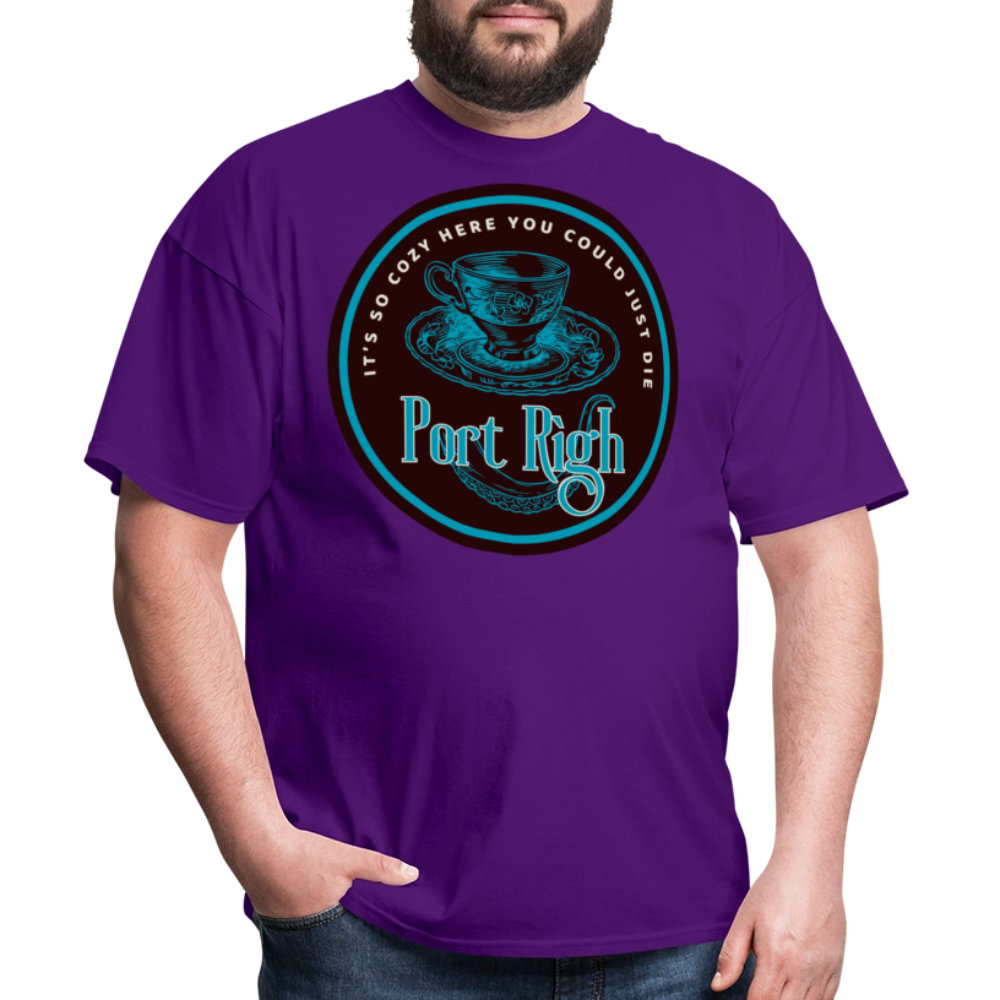 Port Righ logo T-Shirt - purple