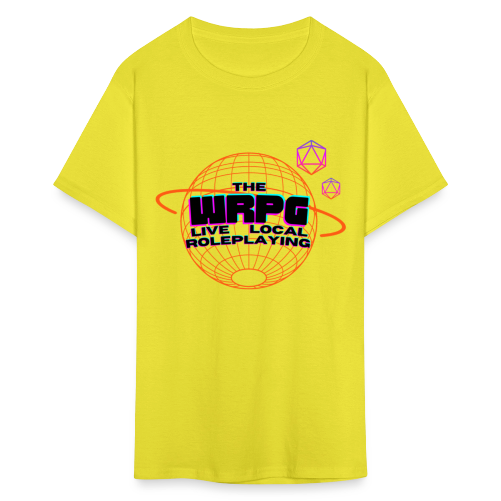OG WRPG Station Logo black T-Shirt - yellow