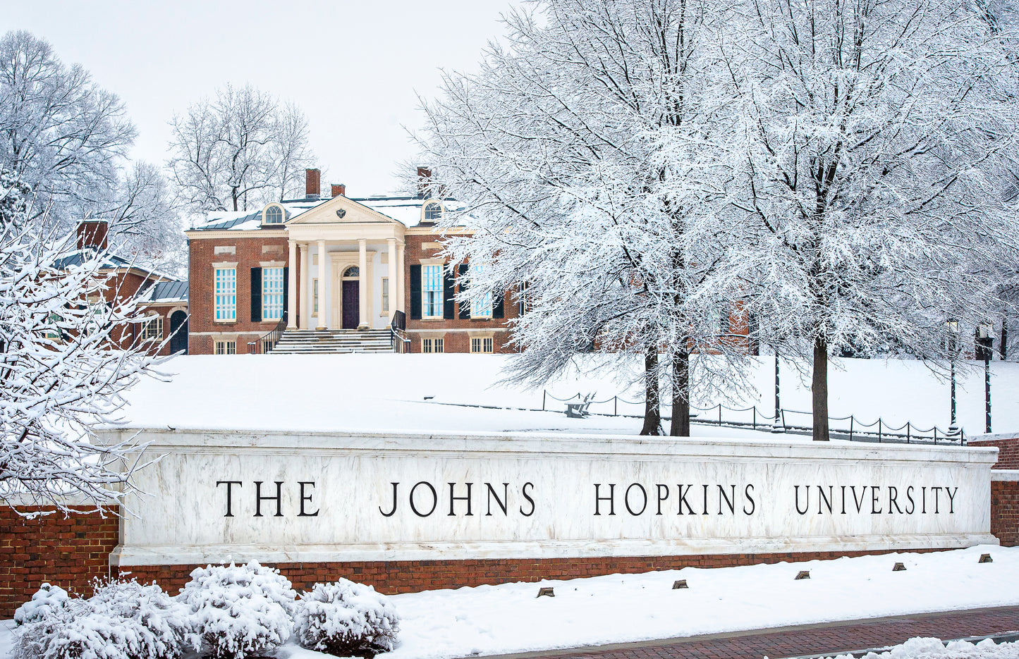 Snow on Homewood Campus-Will Kirk 21