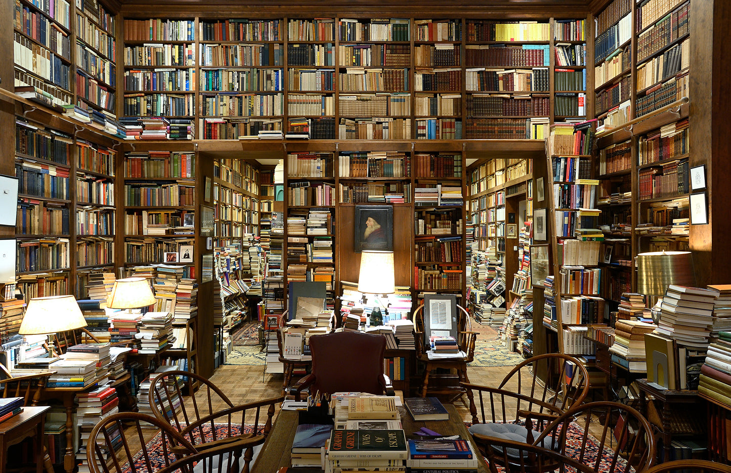 Home library of JHU Humanities Professor Richard Macksey -Will Kirk 10