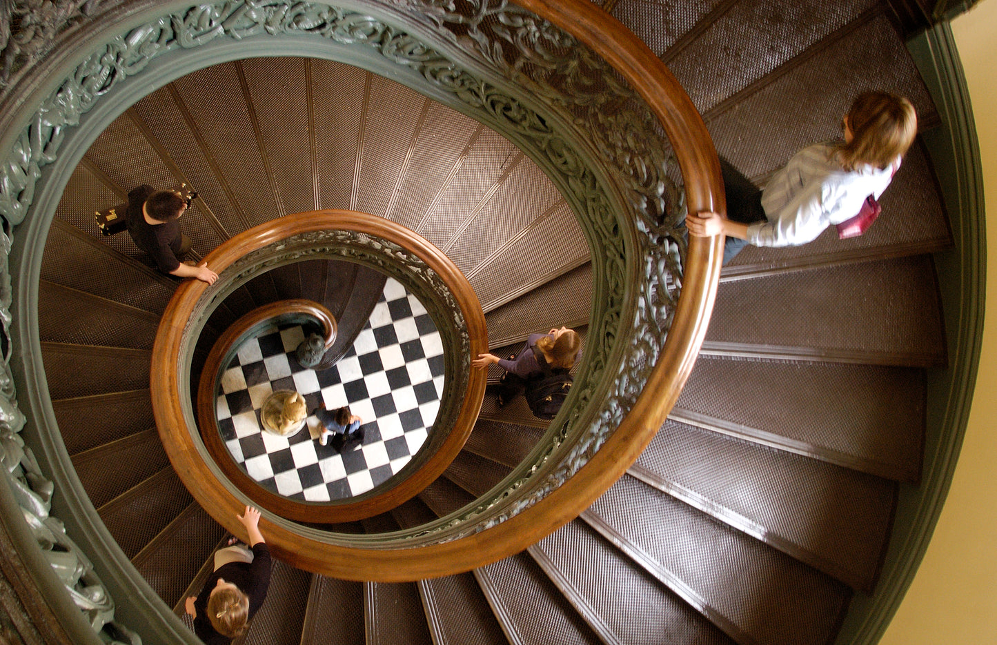 Spiral staircase at Peabody Institute -Will Kirk 7
