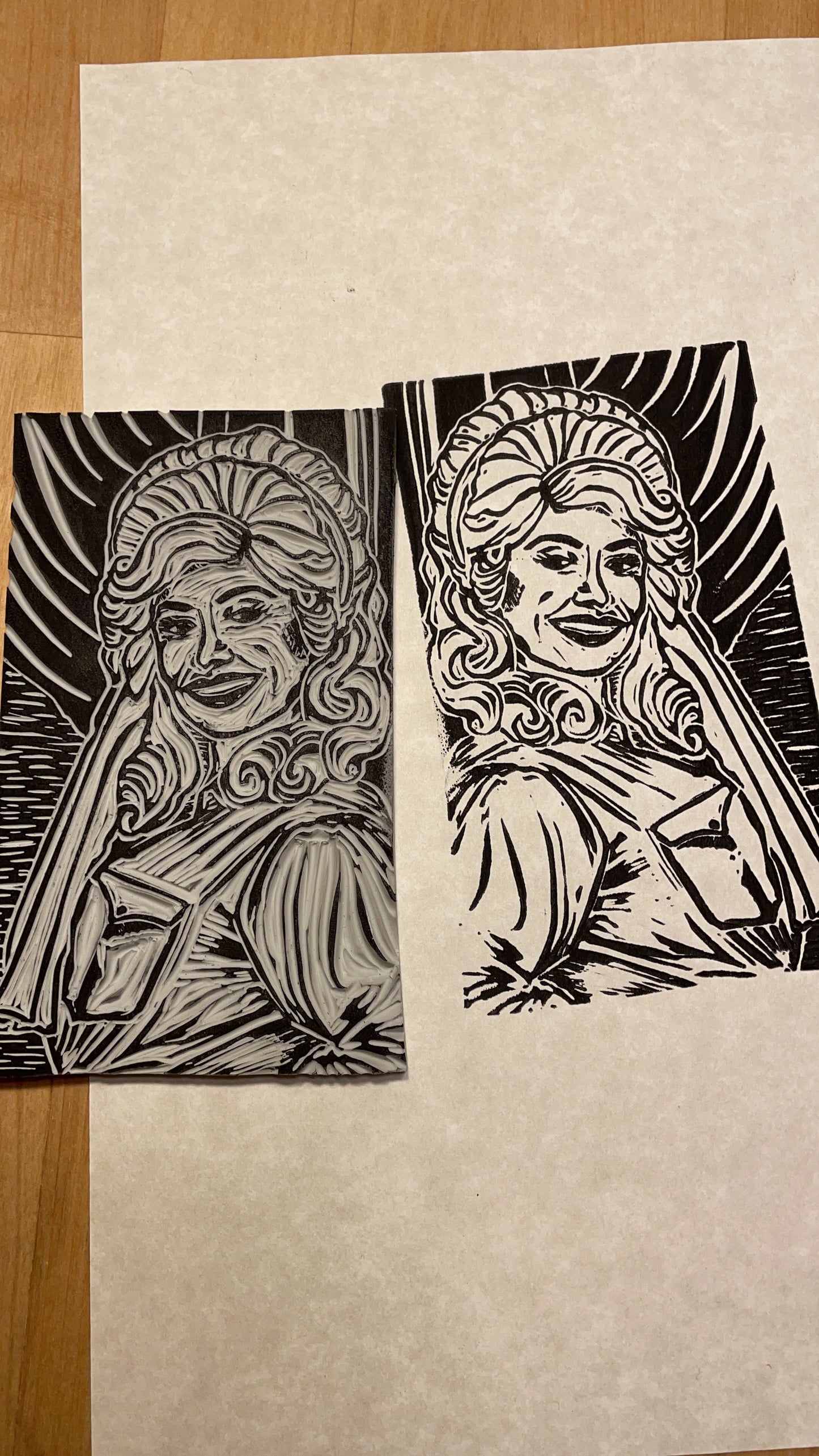 Human portrait size 8x10inches