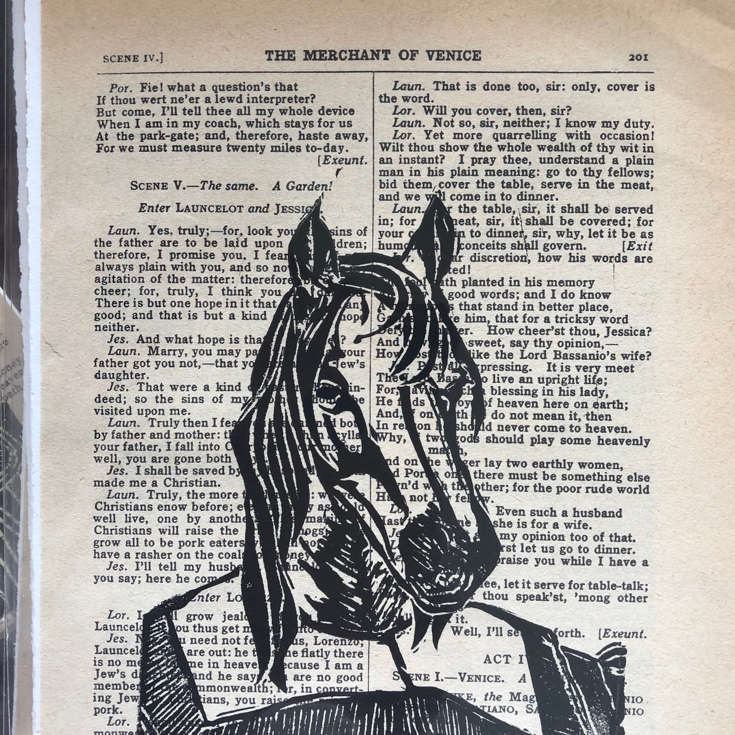 He doth nothing but talk of his horse