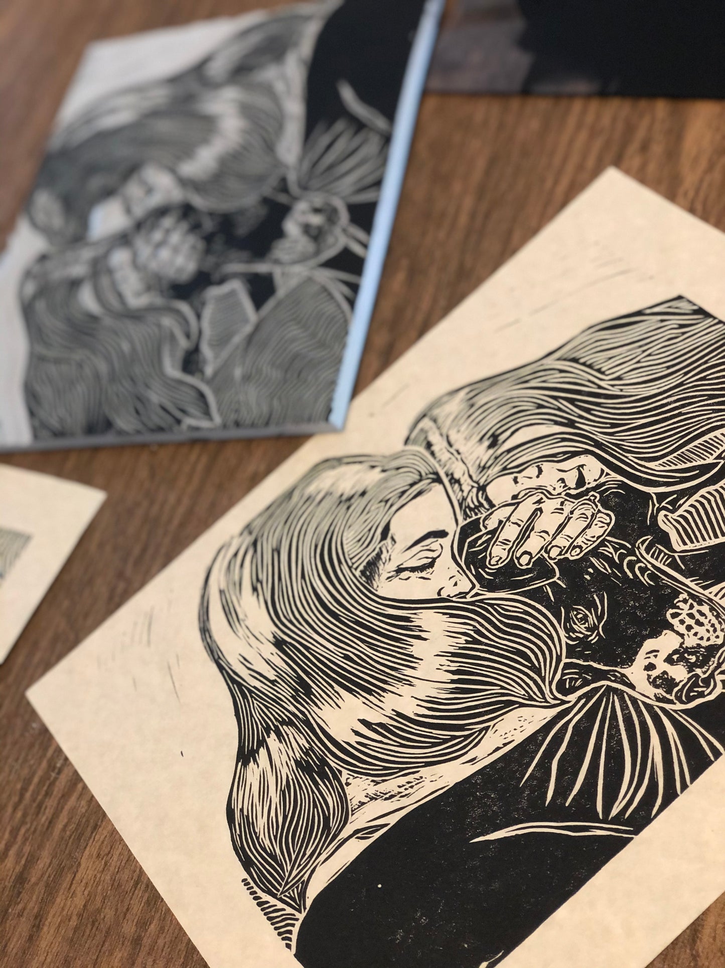 Human portrait size 8x10inches