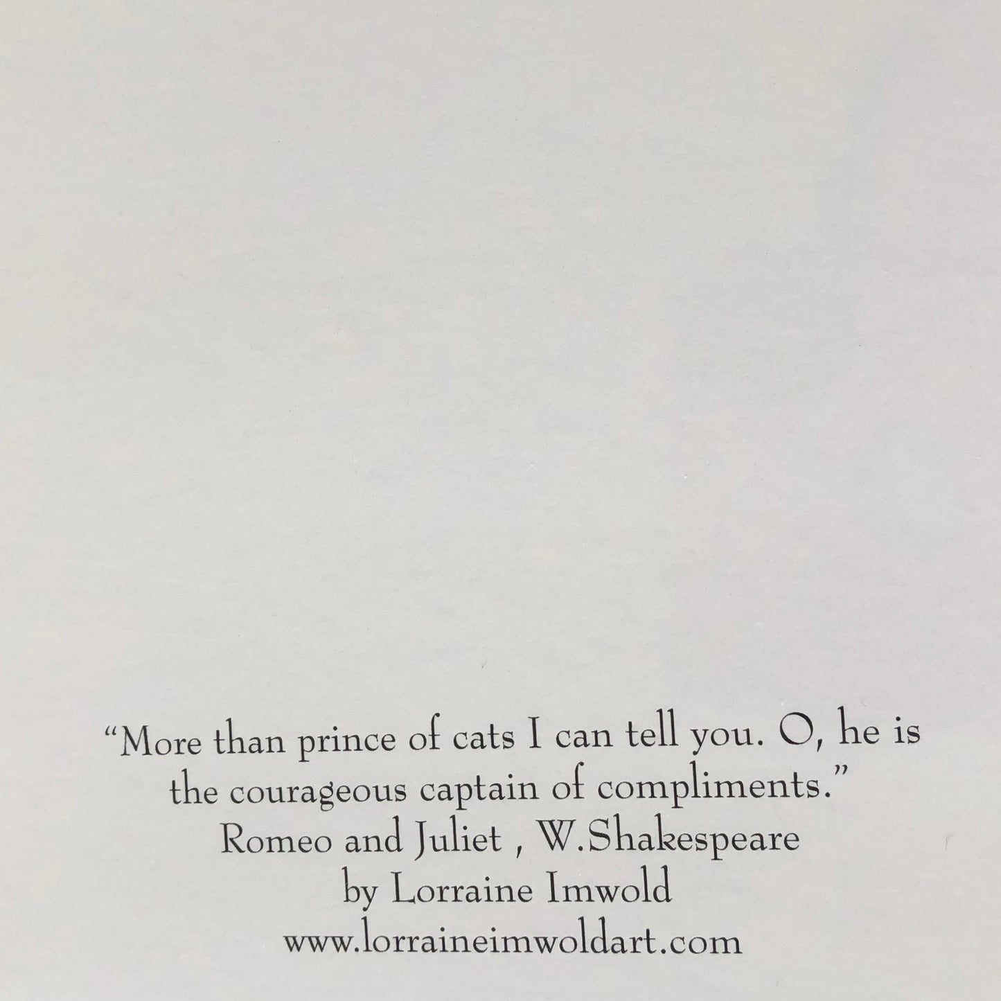 More than Prince of Cats....