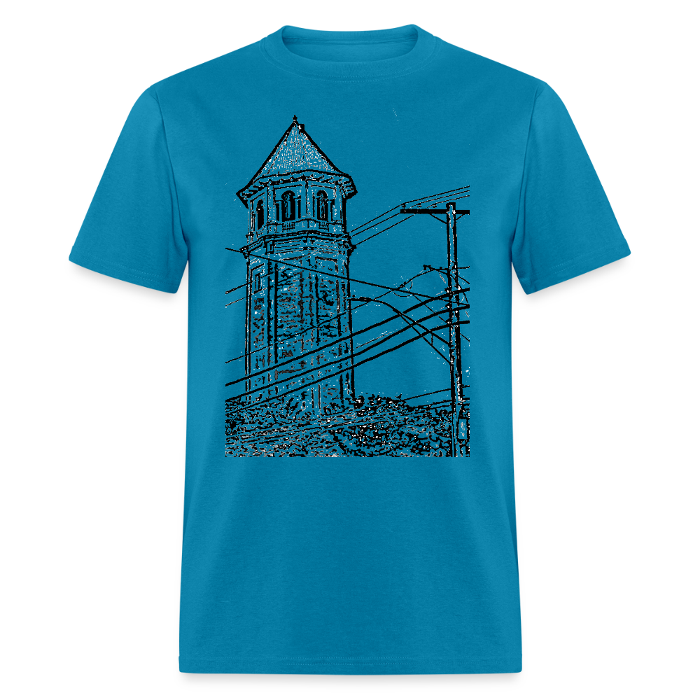 Roland Water Tower Unisex T-Shirt - turquoise