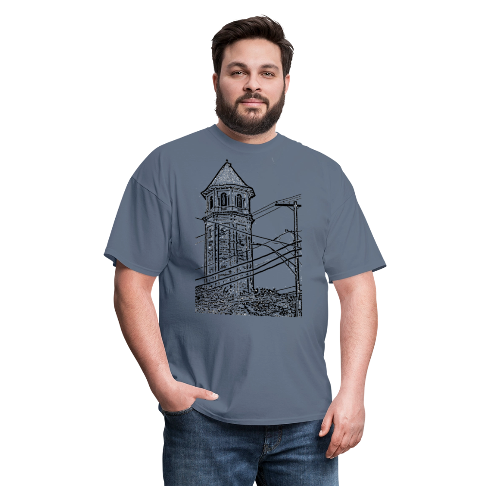Roland Water Tower Unisex T-Shirt - denim