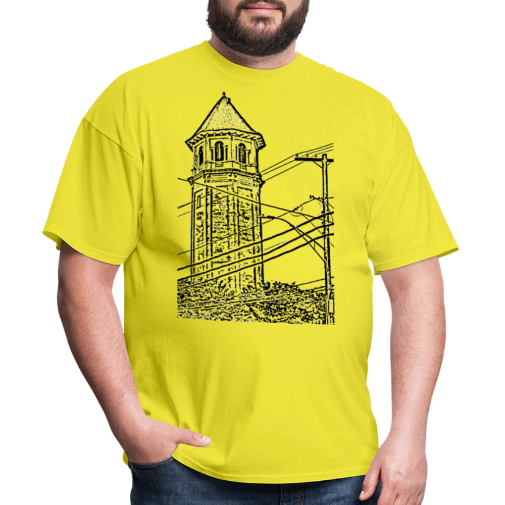 Roland Water Tower Unisex T-Shirt - yellow