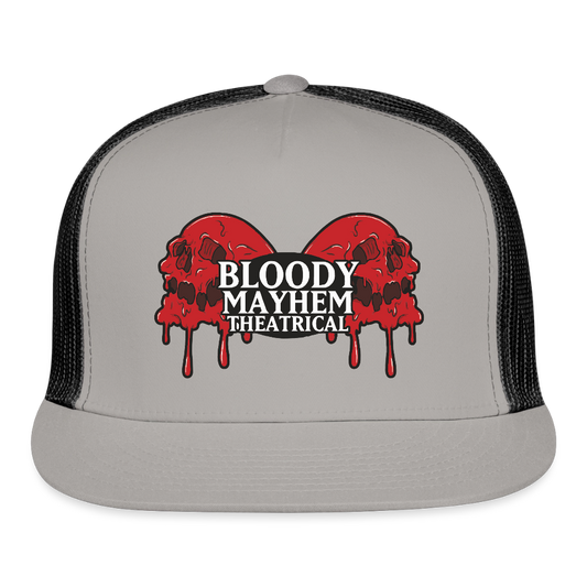 BMT Logo Trucker Hat - gray/black