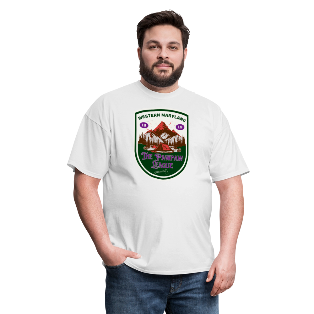 Port Righ logo T-Shirt - white