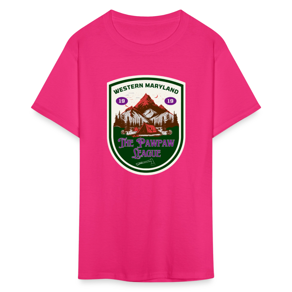 Port Righ logo T-Shirt - fuchsia
