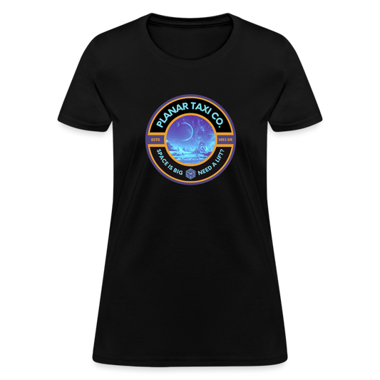 Planar Taxi Co. Logo Women's T-Shirt - black