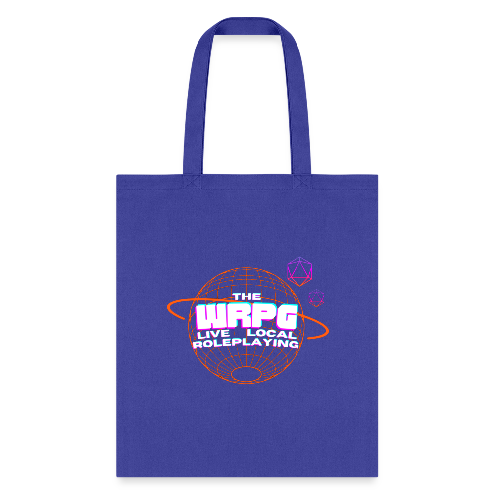 OG WRPG Logo white Tote Bag - royal blue