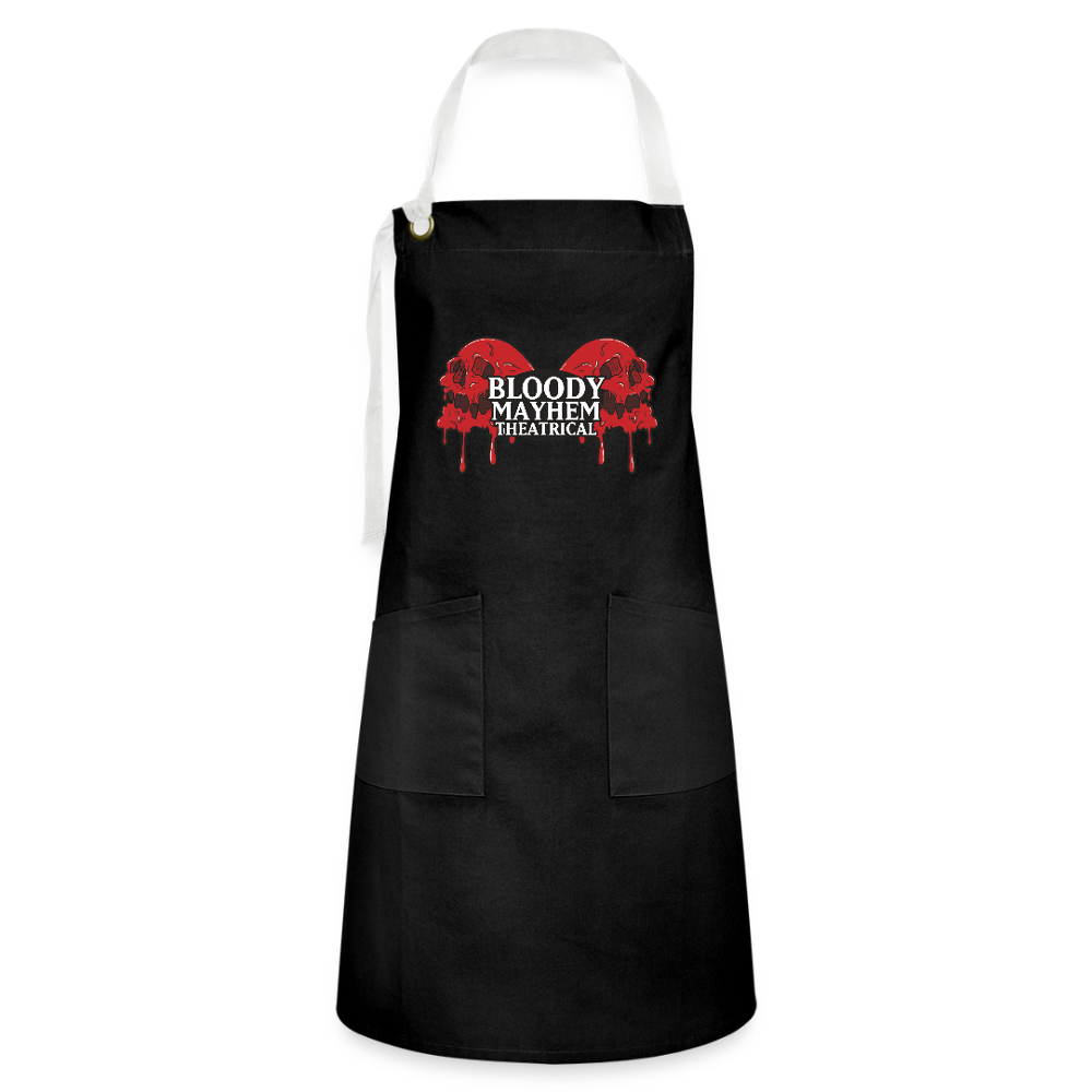 Bloody Mayhem Theatrical Logo Apron - black/white
