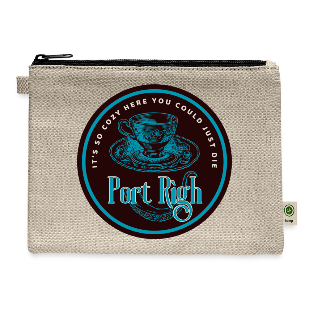 Port Righ Logo Carry All Pouch - natural