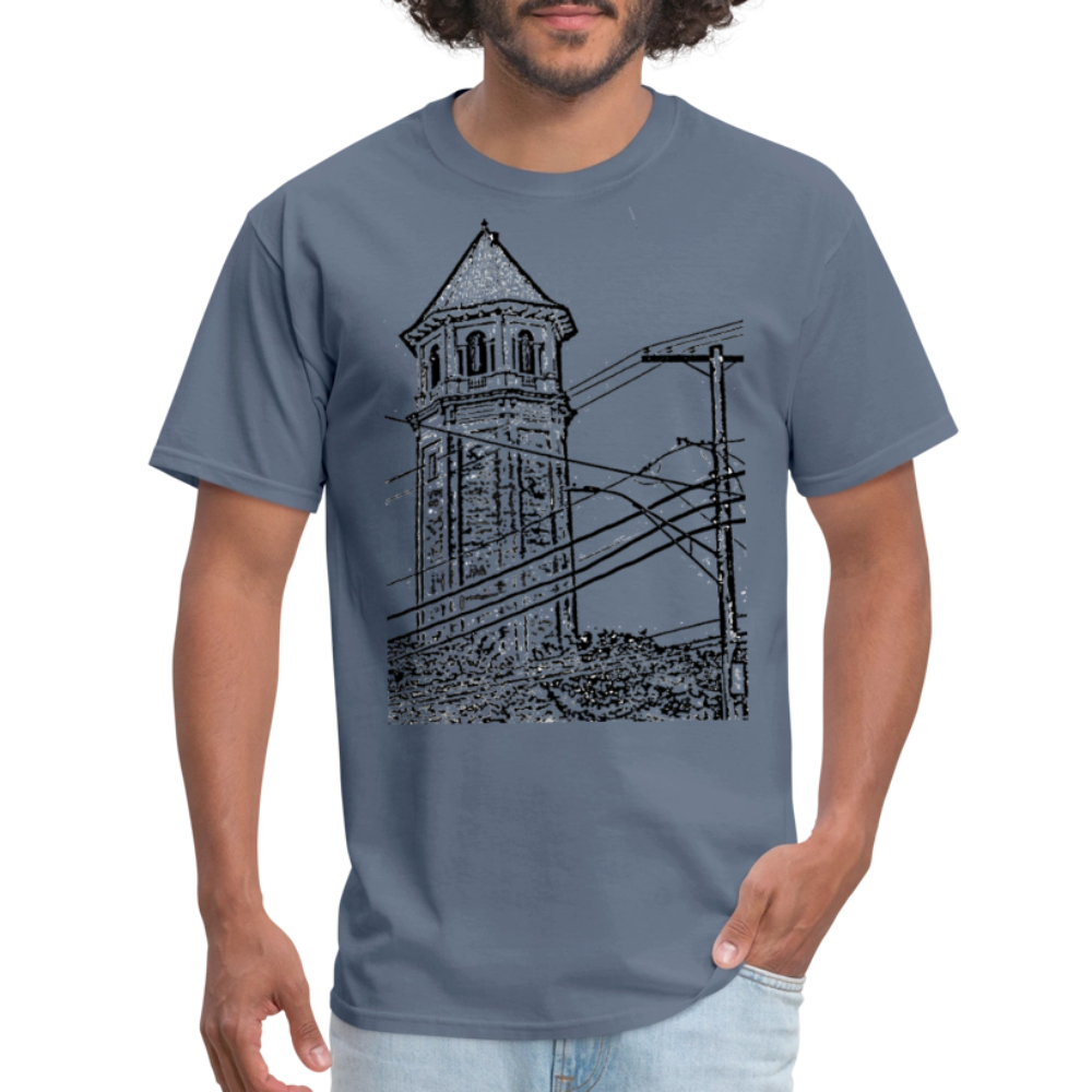Roland Water Tower Unisex T-Shirt - denim
