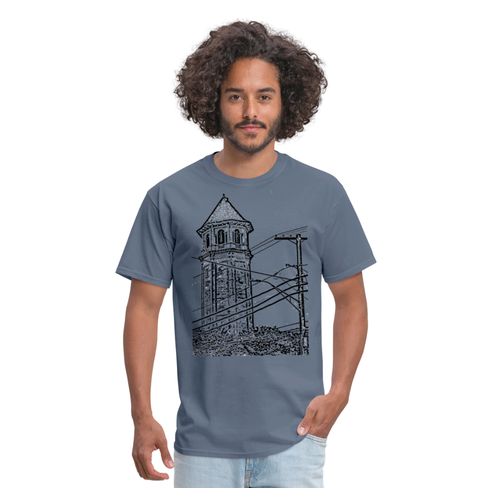 Roland Water Tower Unisex T-Shirt - denim