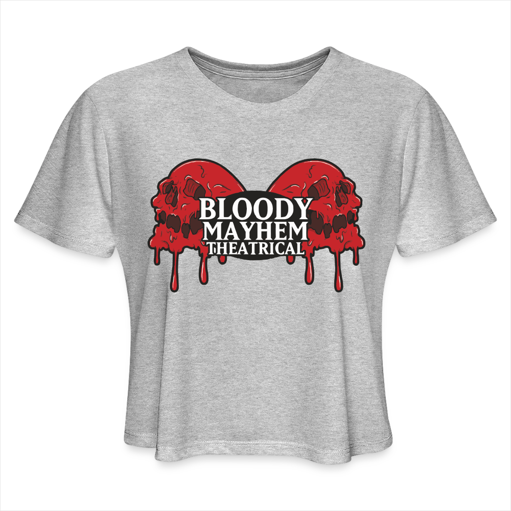 BMT Logo Cropped  T-shirt - heather gray