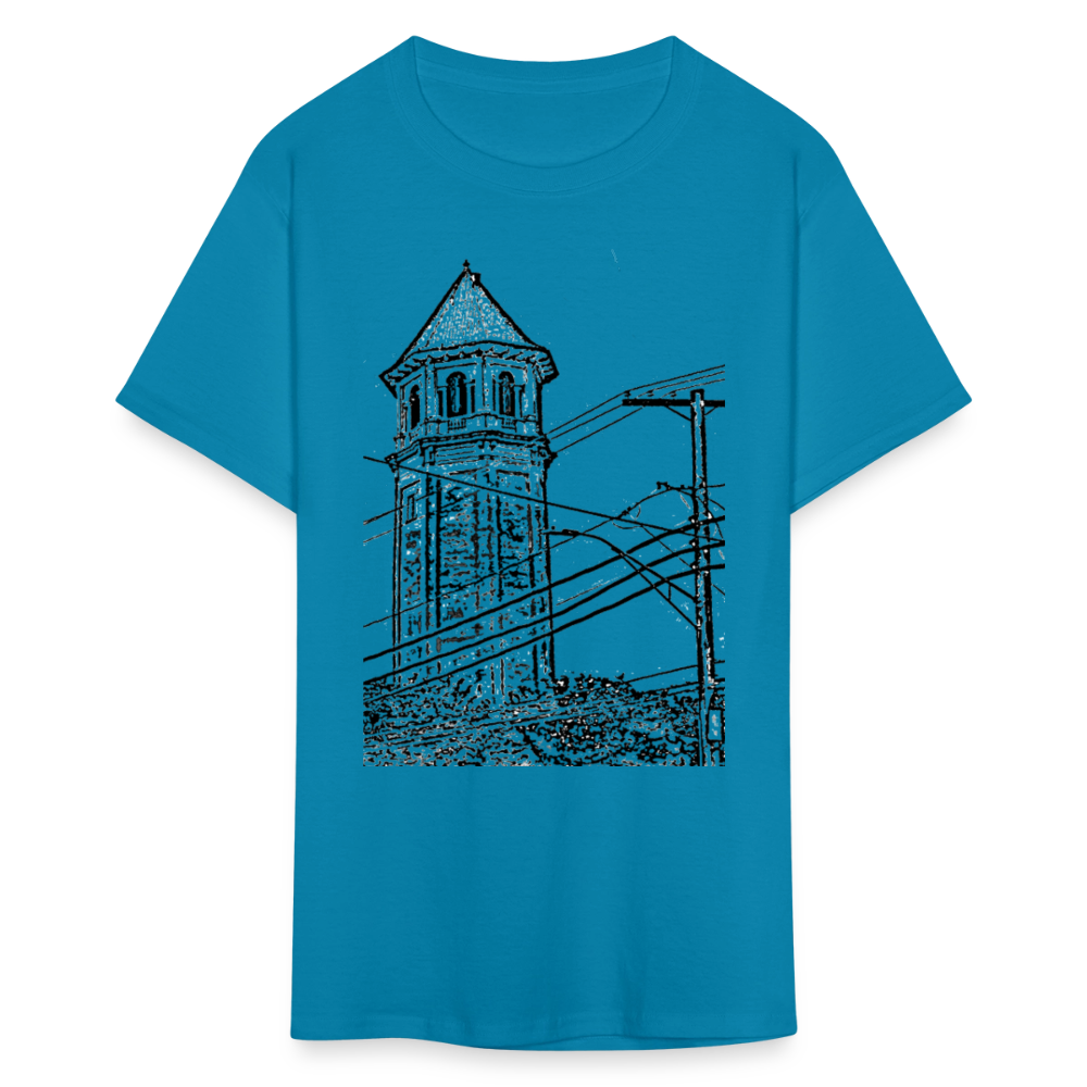 Roland Water Tower Unisex T-Shirt - turquoise