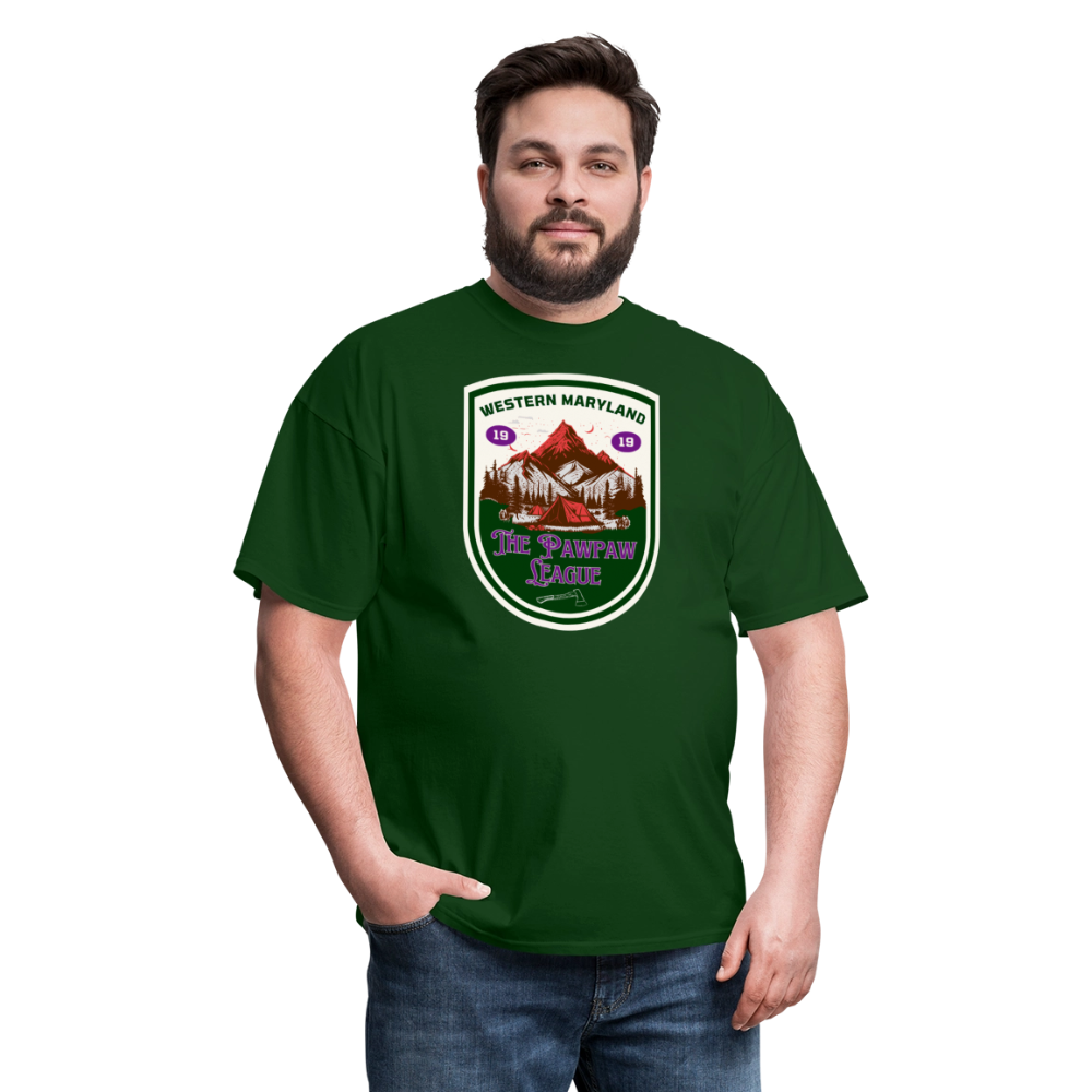 Port Righ logo T-Shirt - forest green