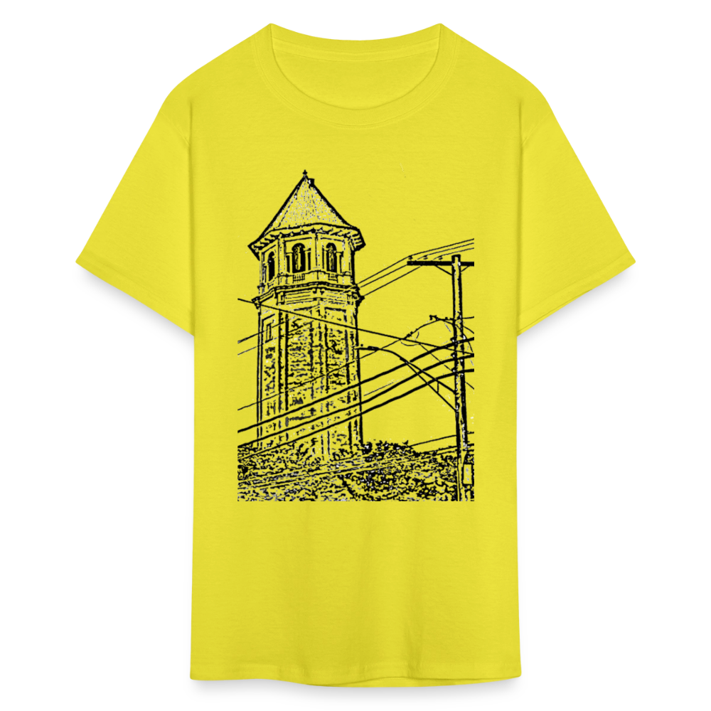 Roland Water Tower Unisex T-Shirt - yellow