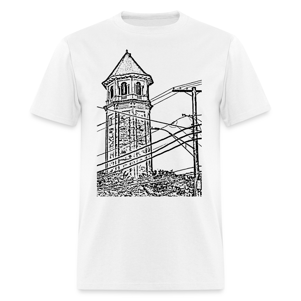 Roland Water Tower Unisex T-Shirt - white
