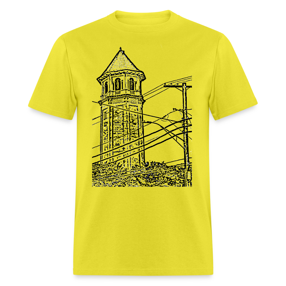 Roland Water Tower Unisex T-Shirt - yellow
