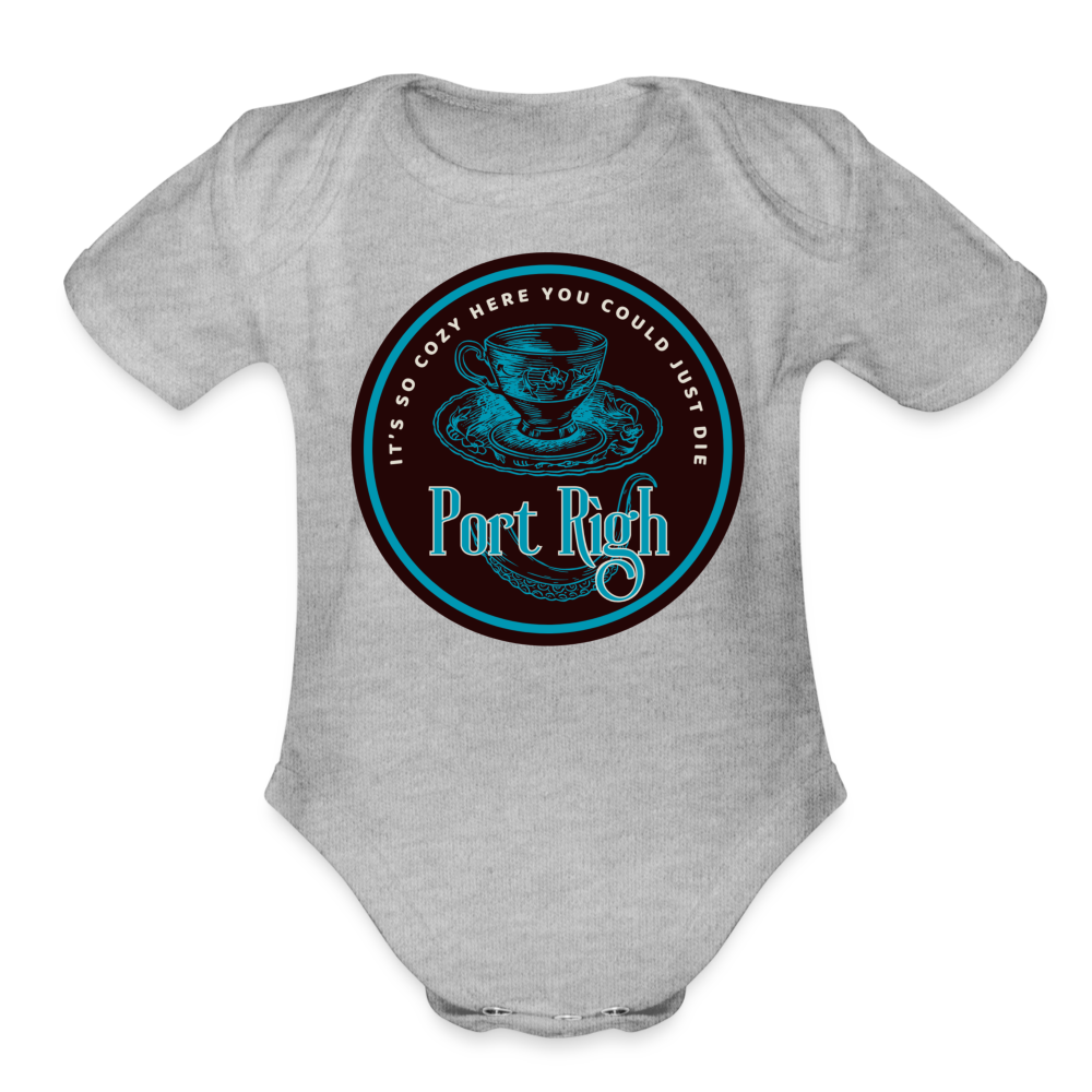 Port Righ Logo Baby - heather grey