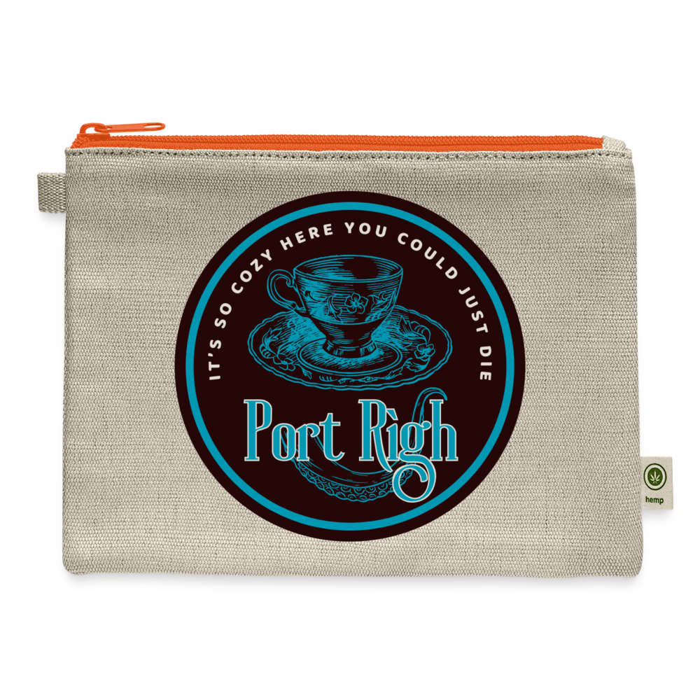 Port Righ Logo Carry All Pouch - natural/orange