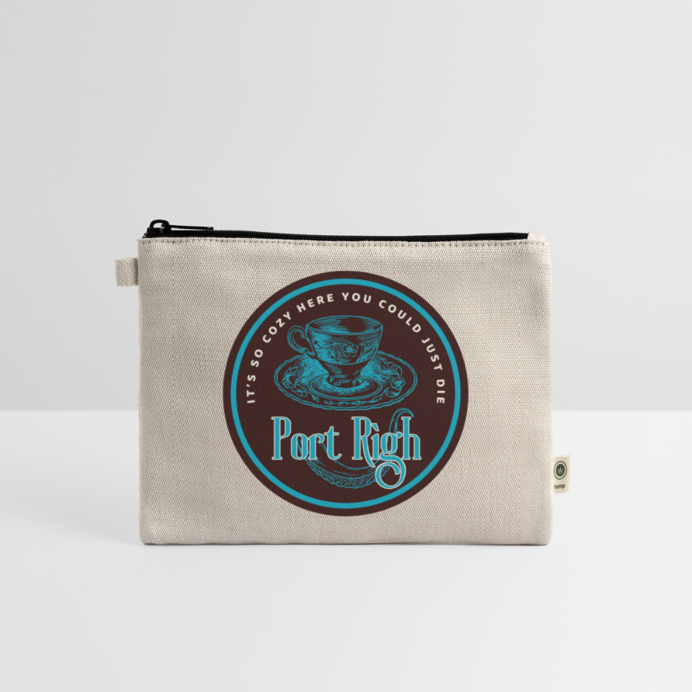 Port Righ Logo Carry All Pouch - natural