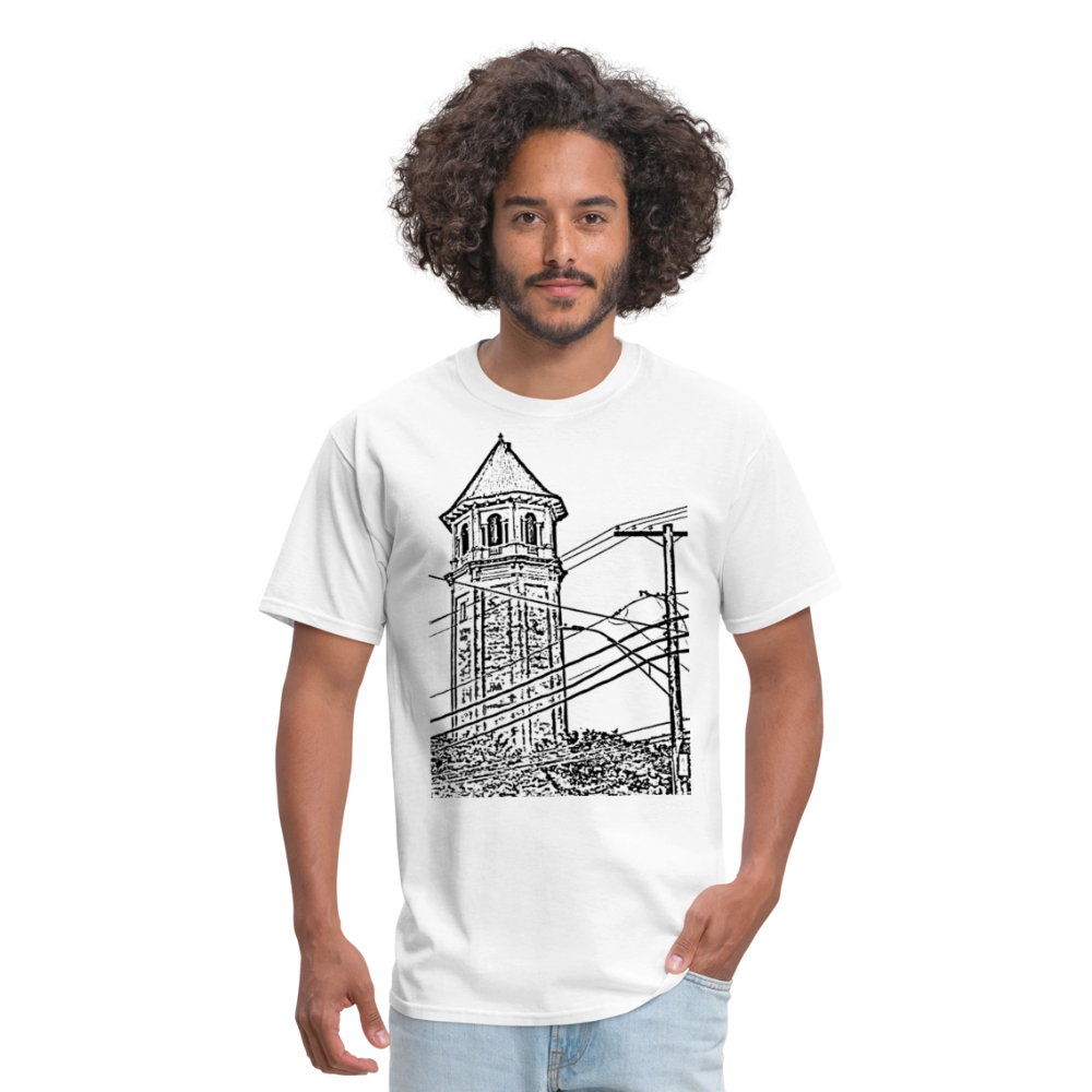 Roland Water Tower Unisex T-Shirt - white