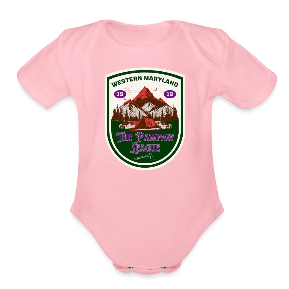 The Pawpaw League Logo Baby - light pink