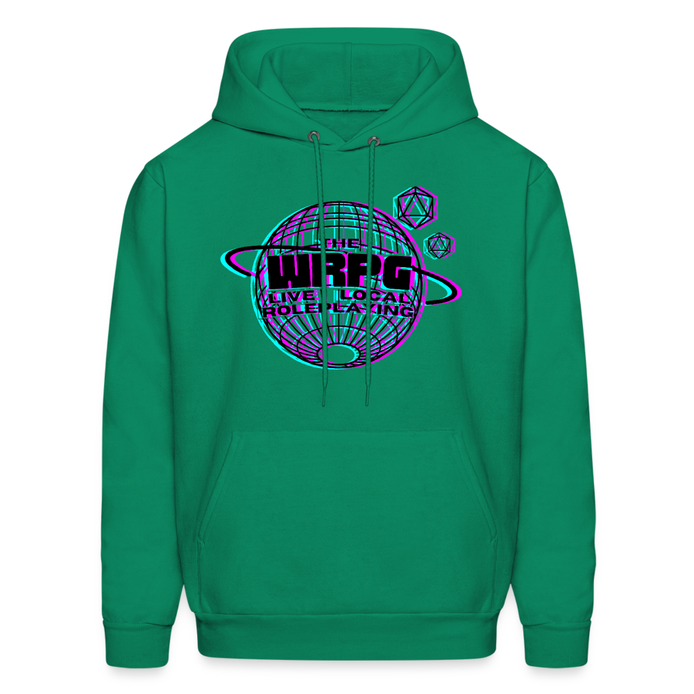the WRPG logo 3d black Hoodie - kelly green