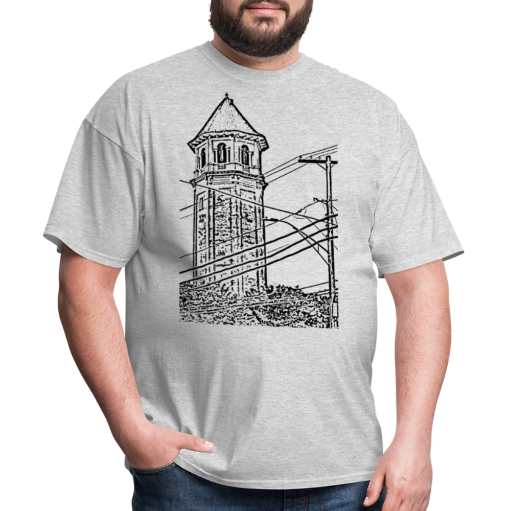 Roland Water Tower Unisex T-Shirt - heather gray