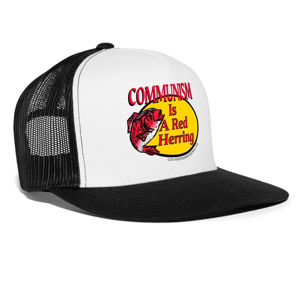Clue Trucker Hat - white/black