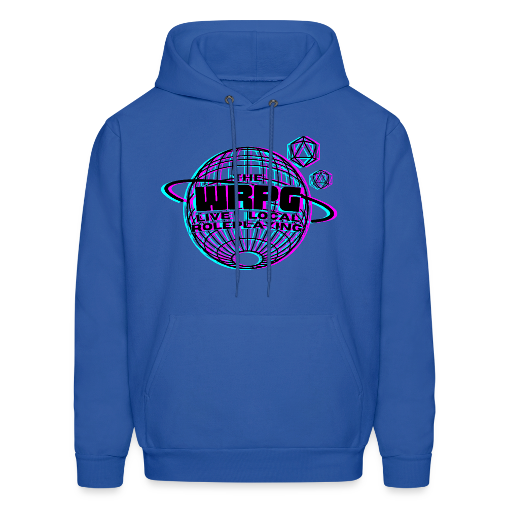 the WRPG logo 3d black Hoodie - royal blue