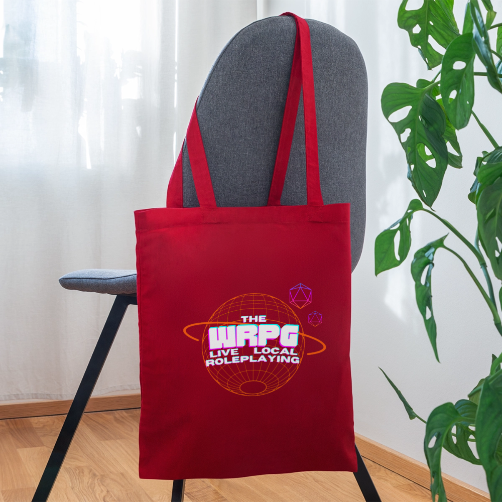 OG WRPG Logo white Tote Bag - red
