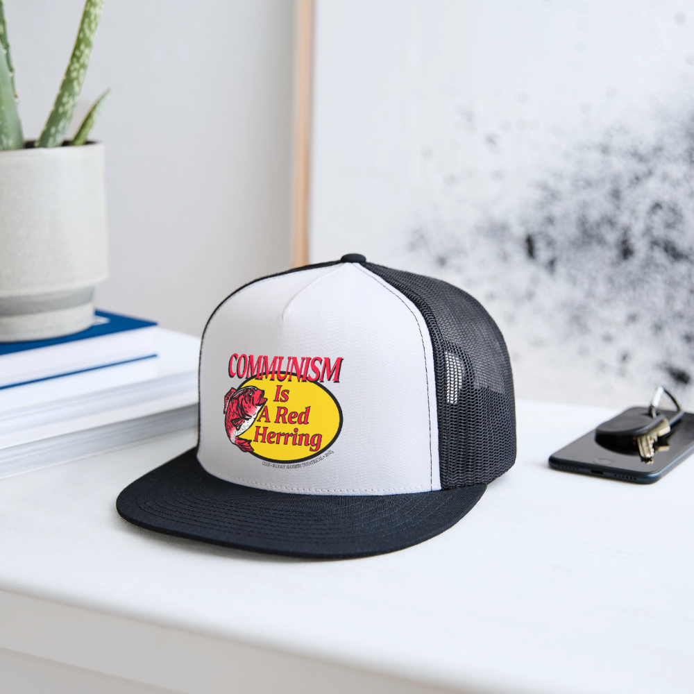 Clue Trucker Hat - white/black