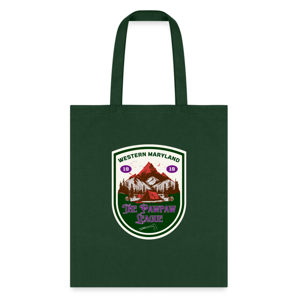 The Pawpaw League Tote Bag - forest green