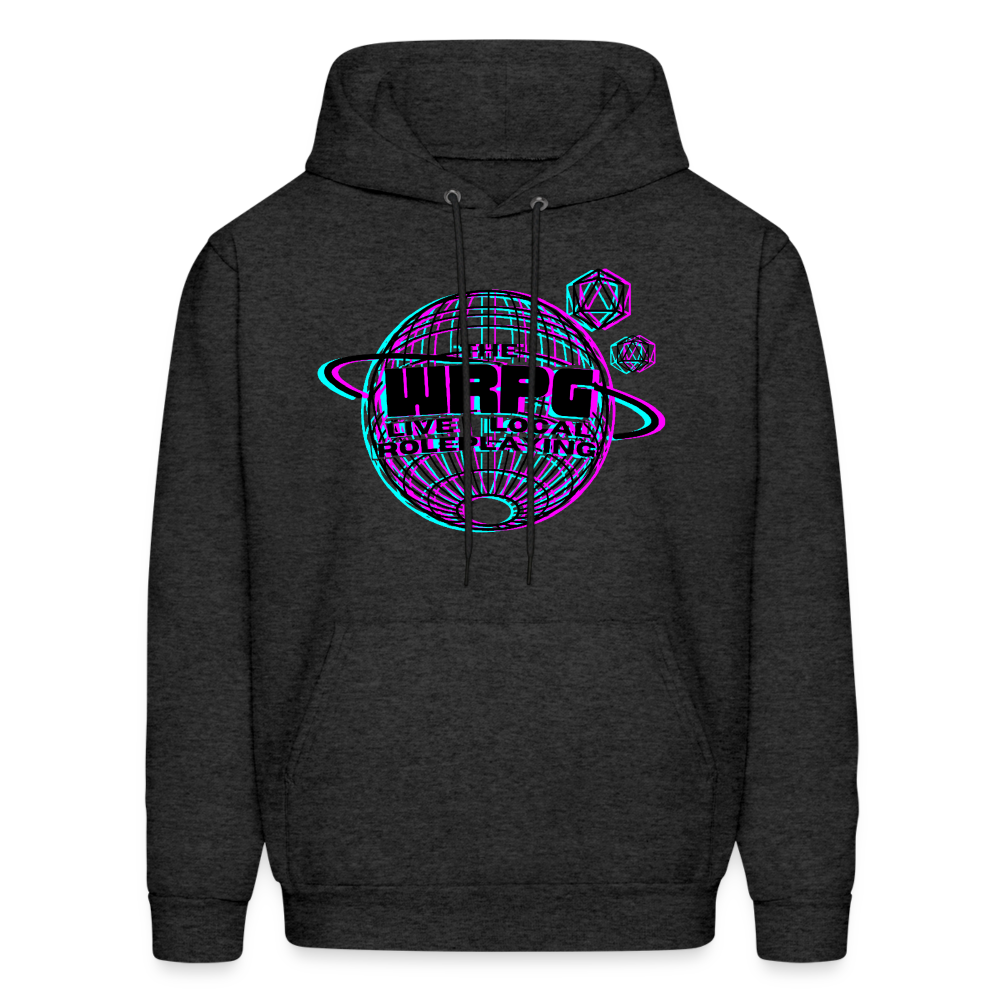 the WRPG logo 3d black Hoodie - charcoal grey